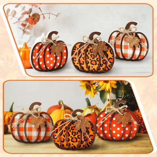 3 Pcs Fall Pumpkin Decor {2}