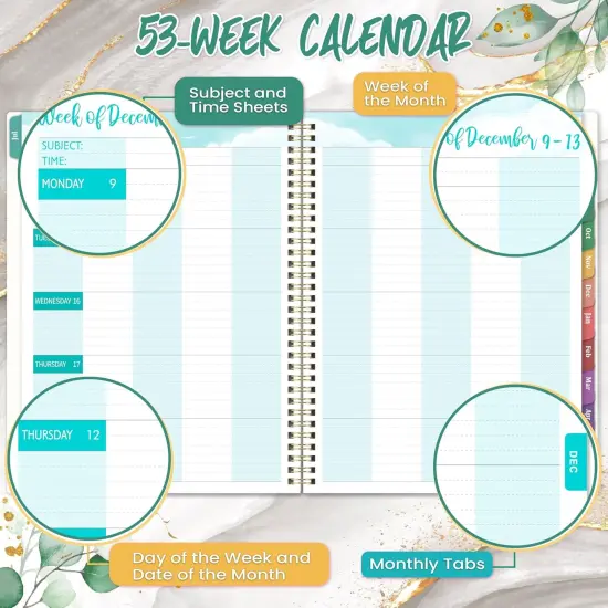 Teacher Planner 2025-2026 - 9.7'' x 7.7'' {3}