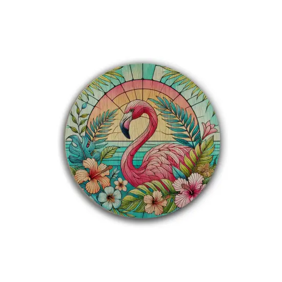 Flamingo Bird Coasters - 4pk {1}