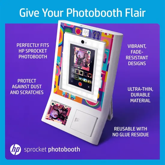 HP Decorative Stickers Frames, Custom Adhesive Frame Stickers Only for the HP Sprocket Photobooth {5}