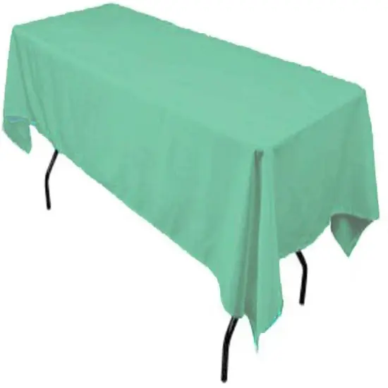 Rectangular Tiffany Polyester Tablecloth 60&times;144 Inch Elegant D&eacute;cor for Weddings, Parties & Banquets {1}