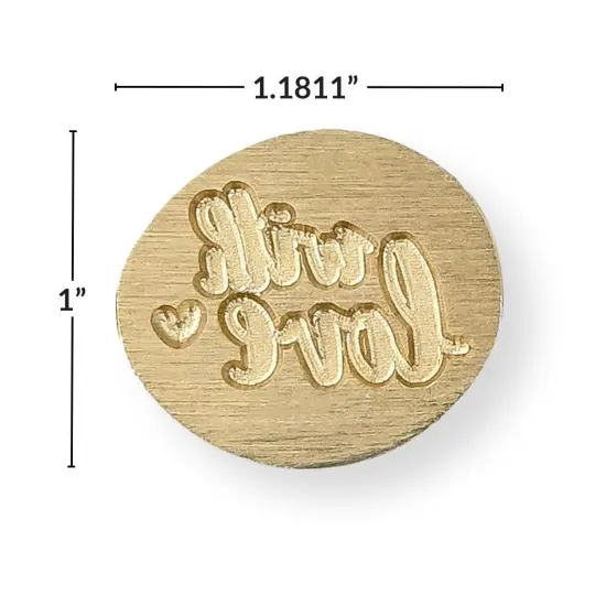With Love Wax Seal Stamp {6}