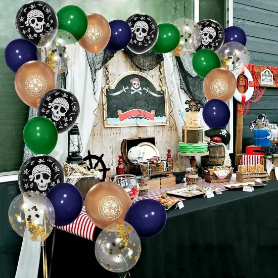 Pirate Party Decorations Balloon Garland Set {5}