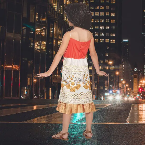 Moana Classic Costume for Kids Polynesian Dress {5}