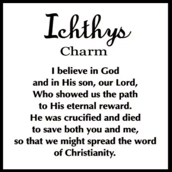 Cross of Faith Charm {4}