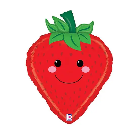 Betallic&reg; 26 Inch Produce Pals Strawberry Balloon {1}