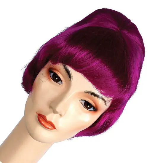 Spitcurl Bright Purple Wig {5}