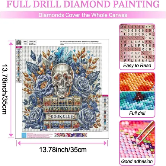Diamond Painting Kits for Adults, Forest Landscape 5D DIY Diamond Art Kits Full Drill Diamond Dots for Gift Wall Decor and Relaxation Gem Arts 12x16 inch {3}
