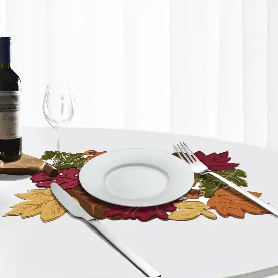 4 PCS Thanksgiving Placemats for Dining Table(Harvest) {4}