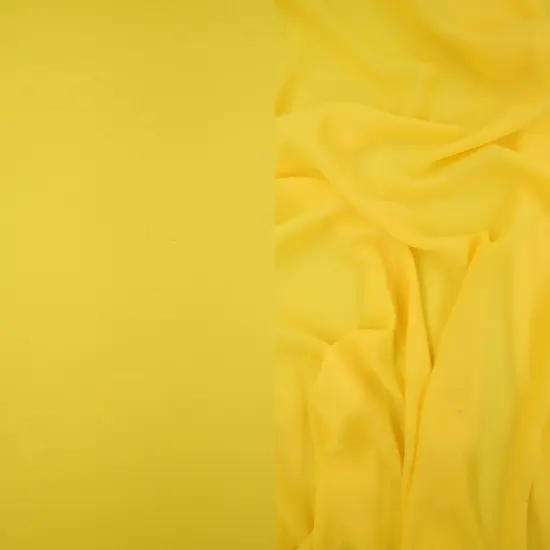 1 Yard Wool Dobby Solid Woven Fabric Soft Textured Drapery Upholstery 57/58" Width YELLOW {1}