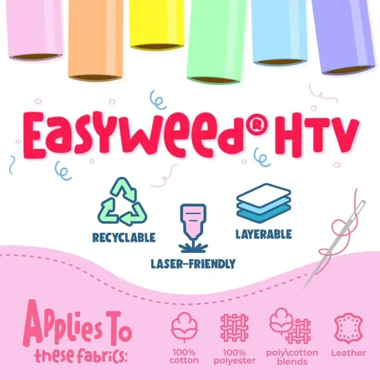 EasyWeed Heat Transfer Vinyl (Orange) {4}