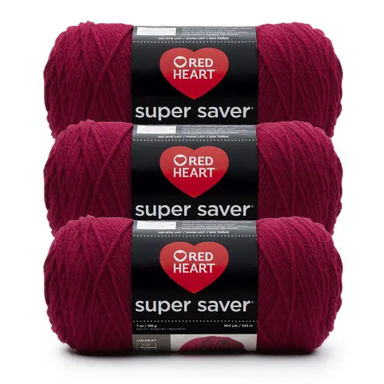 Red Heart Super Saver Yarn 24 Pack-Burgundy {1}