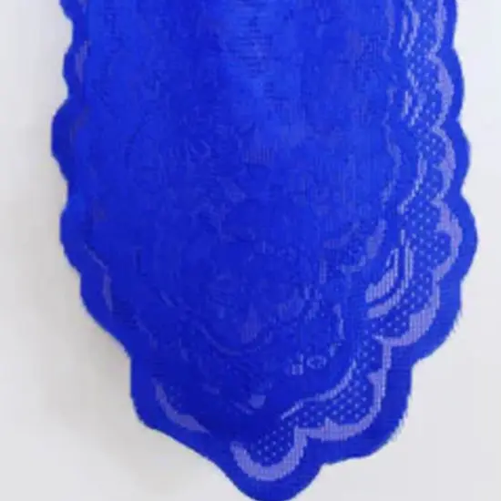 10 Pieces Royal Blue Caspari Lace Chair Sashes for Elegant Event Seating D&eacute;cor 9x108 Inches {5}