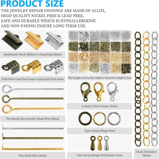 Jewelry Making DIY Kit Accessories, Jewelry Repair Tool Set {3}