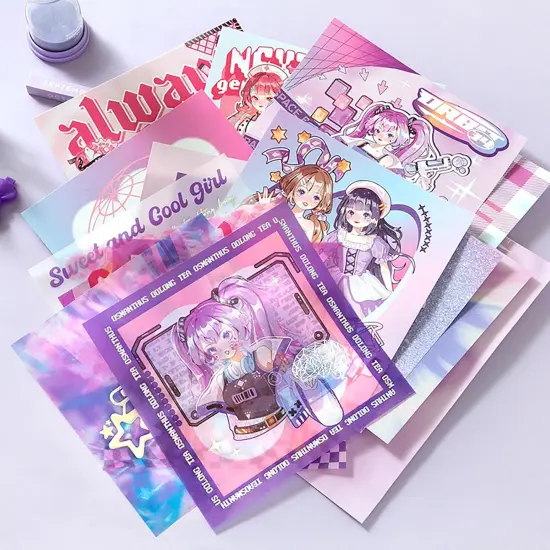 Scrapbook Kit for Girls - Purple {5}