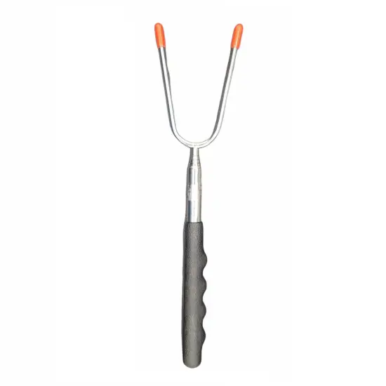 Telescoping Barbecue Fork, Camp Fire Roasting Stick, Extends from 10" to 33" Long, Great for BBQ Hot Dogs, Smores {1}