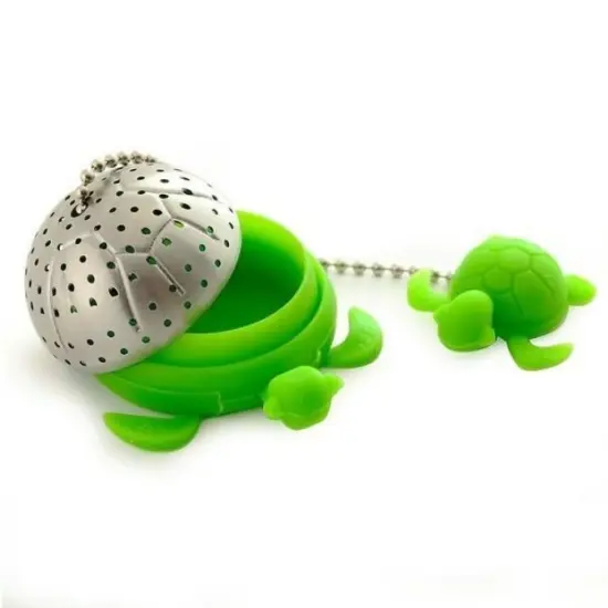 Norpro Turtle Shape Silicone /Stainless Steel Mesh Ball Loose Leaf Tea Infuser {3}