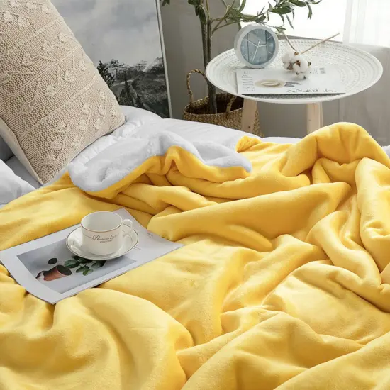 Super Soft Fluffy Snugly Solid Flannel Fleece Throws For Sofa Bed Blankets {4}