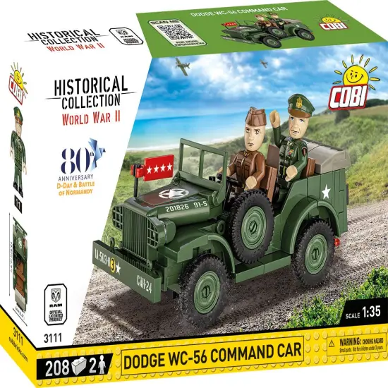 COBI Historical Collection WWII Dodge WC-56 Command Car {3}