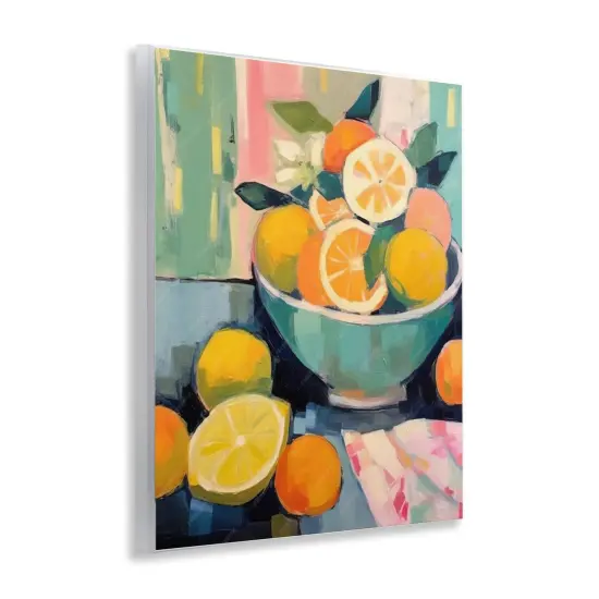 Stupell Industries Orange & Lemon Bowl Wall Plaque Art Design by LSR Design Studio {3}