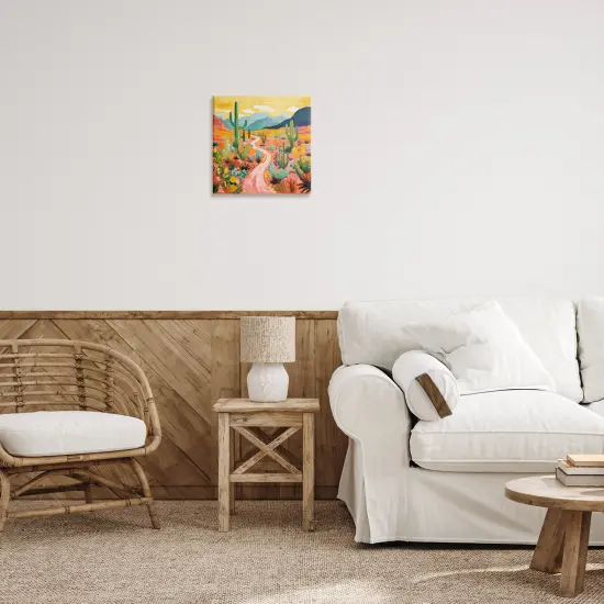 Stupell Industries Sunrise over Desert Path Canvas Wall Art Design by LSR Design Studio {2}