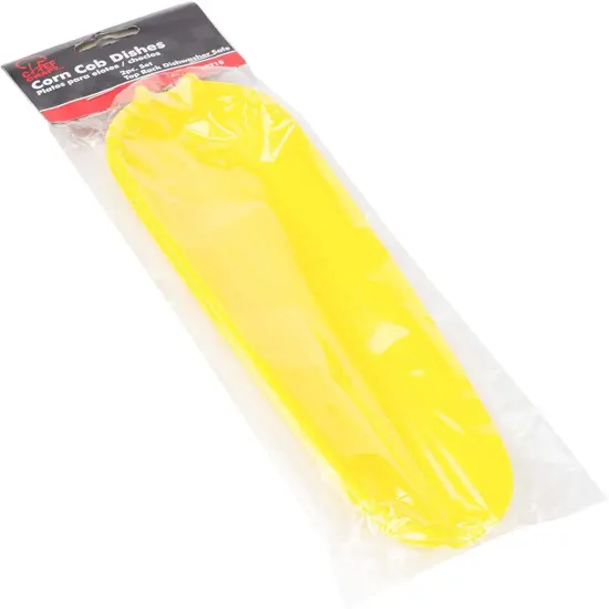 Chef Craft 2pc Plastic Corn Tray Cob Holder Dishes Set {4}