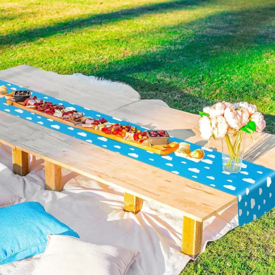 Cartoon Story Table Runner 13 x 72 Inch Blue Sky {5}