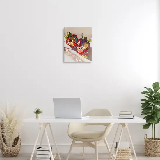 Stupell Industries Reflecting Disco Strawberries Canvas Design by Arlington Prints {2}
