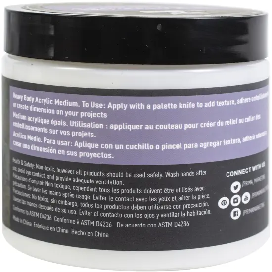 Finnabair Art Basics 3D Matte Gel 8.5oz-Transparent {2}