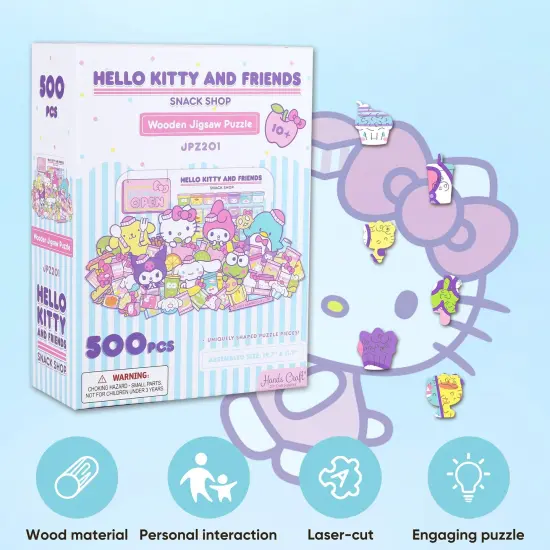 Hello Kitty&reg; and Friends Snack Shop - Wooden Jigsaw Puzzle {3}
