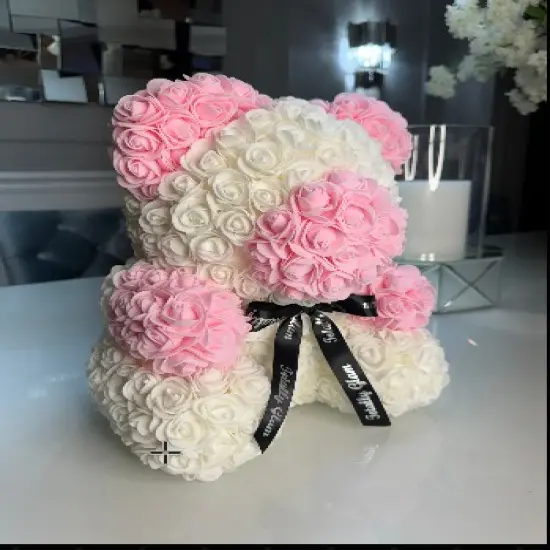 Totally Glam Rose Pink Teddy Bear Birthday, quinceaneras, anniversary, sweet 16, valentines, Mother&rsquo;s Day {4}