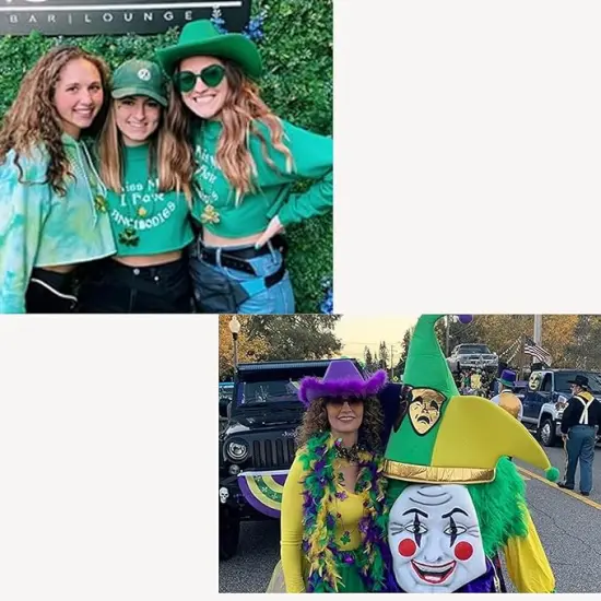 4E's Novelty 2 Pack Heart Shaped Sunglasses for Women - Cute Green & Purple Heart Sunglasses for Parties, Festival & Valentines {5}