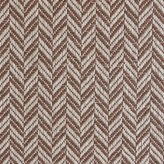 Chevron High-Durability Polyester Upholstery Fabric Sandy {5}