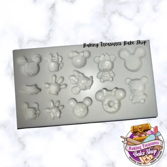 Mouse Themed Silicone Mold {2}
