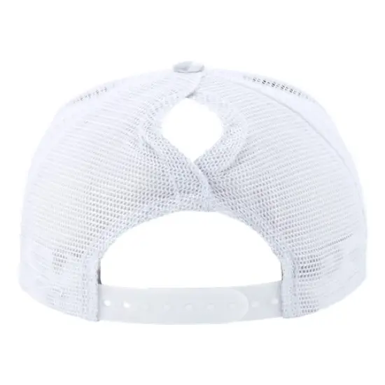 Infinity Her&reg; Women's Modern Trucker Cap Snow Leopard/ White {2}