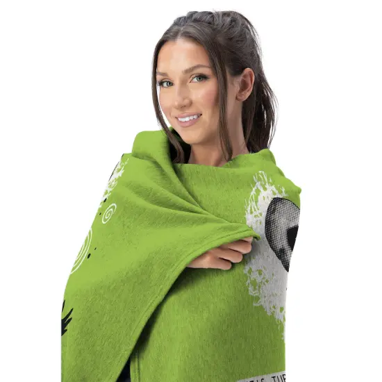 Warner Brothers Beetlejuice Silk Touch Throw Blanket Juice Is Loose {3}