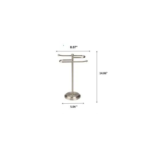 New Classical S Design Fingertip Towel Holder Gold {6}