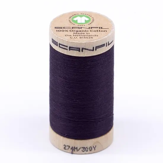 300 Yards Premium 30wt Organic Pima Cotton Thread Solid Plum Perfect {1}