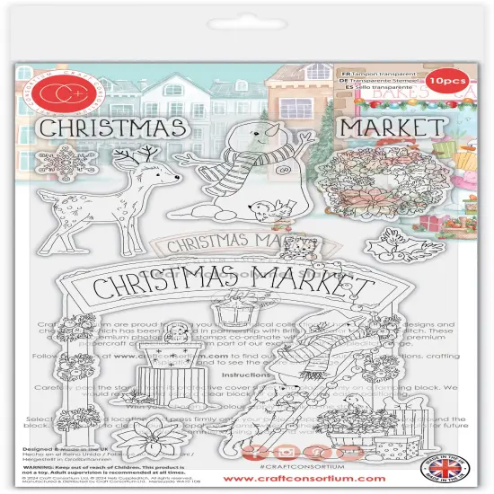 Craft Consortium Stamp Set-Christmas Market {3}