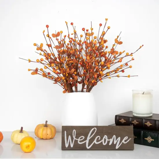 17in/43cm Tall Artificial Fall Berry Picks Autumn {2}