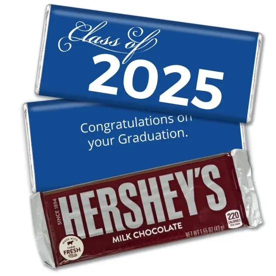 Graduation Candy Party Favors Class of 2025 Hershey's Chocolate Bars by Just Candy {1}