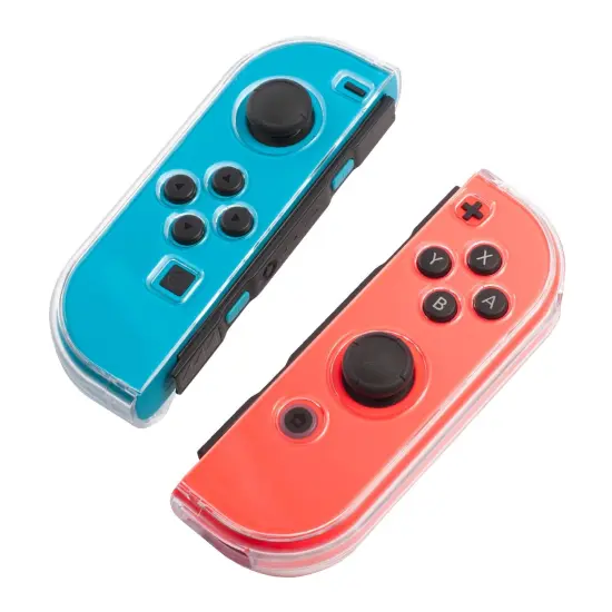 Insten Dockable Clear Case For Nintendo Switch Console and Joycon Controllers, Detachable 3-in-1 Crystal Hard Shell Protective Non Slip Cover {7}