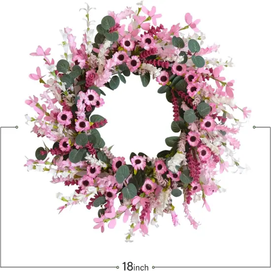 8 Inch Pink Daisy Wildflowers Spring {2}