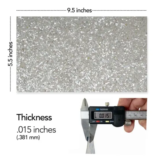 Shell Veneer, 5.5 x 9.5 inches | WMOP, BMOP, Abalone | Includes 3M Adhesive Sheet for Application, Great for Inlay Projects Light Natural Galaxy {2}