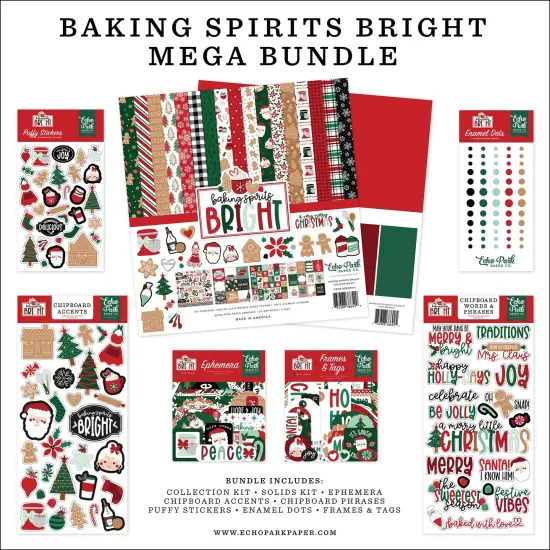 Echo Park Mega Bundle Collection Kit 12"X12"-Baking Spirits Bright {1}