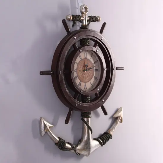 Anchor Clock Life Size Statue {4}
