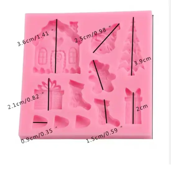 Christmas essential silicone Mold {2}