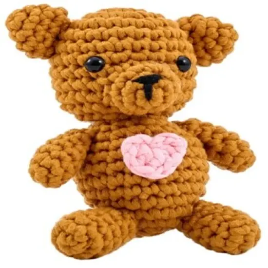 Bucilla Amigurumi Kit-5" - T-Shirt Yarn Bear {3}