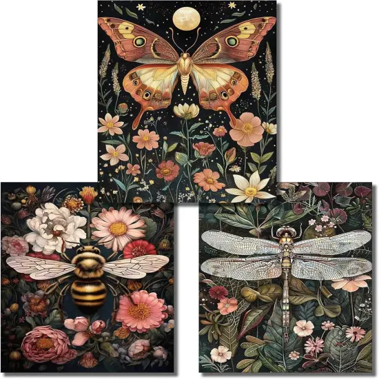 3 Pack Insect Diamond Art Kits {1}