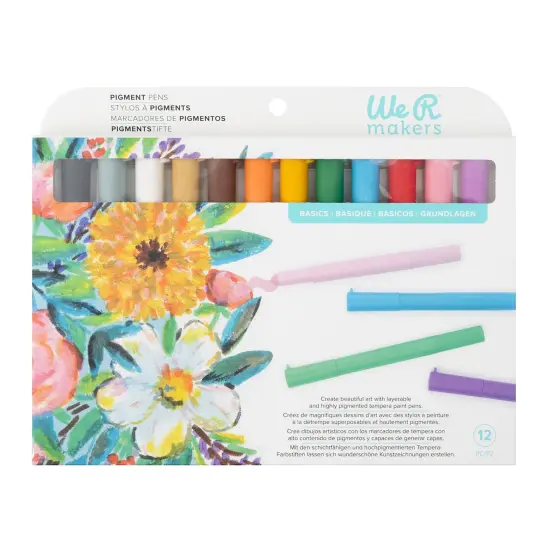 We R Pigment Pens 12/Pkg-Basic {1}